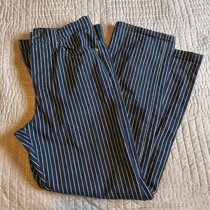 Levi's Wedgie Navy Pinstripe Women's Jeans